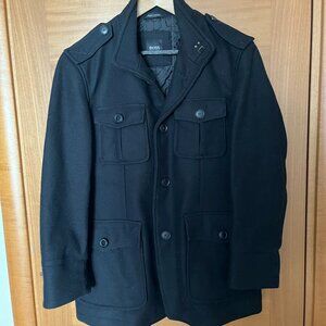 Hugo Boss Wool Coat, Size 38R